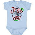 thumbnail image 3 of Inktastic Christmas Jingle All the Way with Music Notes and Holly Boys or Girls Baby Bodysuit, 3 of 5