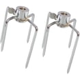thumbnail image 1 of Bbq Grill Rotisserie Spit Chicken Forks X 2,fits 10mm Square Spit Rods, 1 of 3