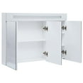 thumbnail image 5 of vidaXL LED Bathroom Mirror Cabinet 34.6"x5.1"x24.4", 5 of 7