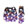 thumbnail image 5 of Halloween Family Matching Pajamas Sets, Halloween Family Ghost Bat Pumpkin Loungewear, Holiday Seasonal Party PJS Sleepwear, Halloween Home Relaxing Matching Cute Pjs Set Indoor, 5 of 7