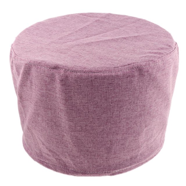 Cubierta de taburete forma forma forma de suave para decoración para hogar para taburete de 28 cm / 11 pulgadas Púrpura Soledad Funda redonda para reposapiés