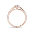 thumbnail image 3 of 1/2 Carat T.W. Diamond Single Halo 14kt Rose Gold Engagement Ring, 3 of 5