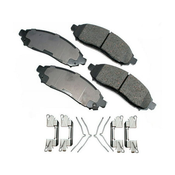 Front Brake Pad Set - Compatible with 2005 - 2015 Nissan Xterra 2006 2007 2008 2009 2010 2011 2012 2013 2014