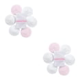 thumbnail image 3 of Minnieouse Almohadillas de bambú para pecho de 6 piezas, alfombrilla lavable respetuosa con la piel, pegatinas transpirables, gran elasticidad, cojín para 4Blanco/2 Rosa cereza 2piezas Minnieouse CBP495862, 3 of 5