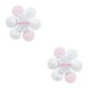 thumbnail image 3 of Sonducket Almohadillas de bambú para pecho de 6 piezas, alfombrilla lavable respetuosa con la piel, pegatinas transpirables, gran elasticidad, cojín para 4Blanco/2 Rosa cereza 2piezas Sonducket CBP495862, 3 of 5