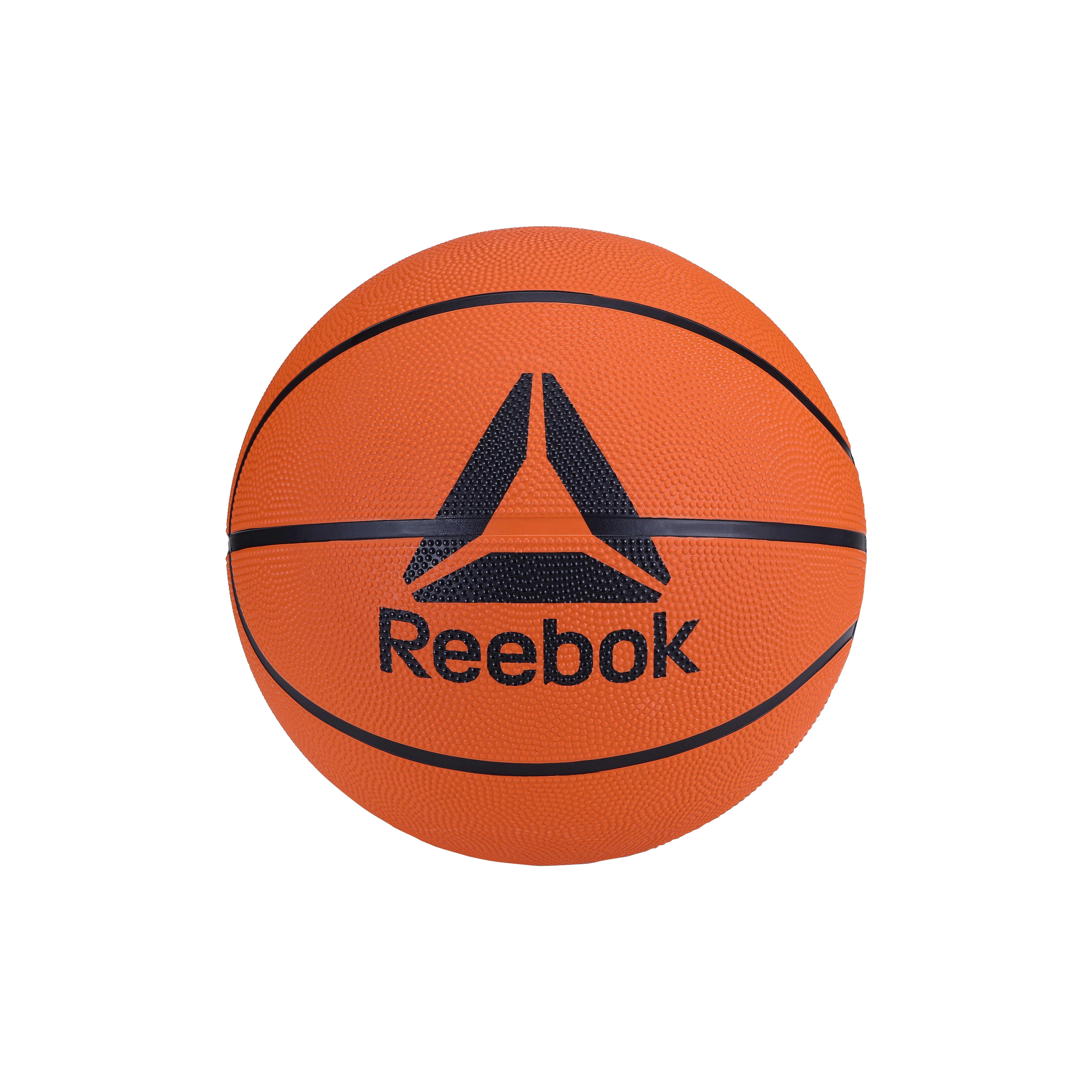 Reebok Basketball Set – Outdoor Sports Equipment Kit with Size 7 Rubber Basketball, Dual-Action Hand Pump with Mesh Ball Bag