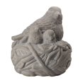 thumbnail image 5 of Greta Terracotta Hollow Bird’s Nest Figurine, 5 of 6