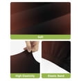 thumbnail image 4 of Red Black Ombre Bar Stool Covers Set of 4, Modern Gradient Abstract Art Stretch Washable Bar Chair Covers with Backs, Removable Pub Counter Height Chair Cover for Kitchen Dining Room Cafe, 4 of 7