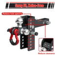thumbnail image 6 of TYT Adjustable Trailer Hitch, Fit For 2 Inch Receiver,4-1/2 Inch Rise/Drop, Tri Ball Mount With  Swivel Shackle,10,000 Lbs, 6 of 7