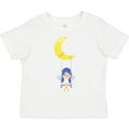 thumbnail image 3 of Inktastic Stardust Fairy, Cute Fairy, Fairy on a Swing, Moon Girls Toddler T-Shirt, 3 of 5