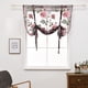 thumbnail image 4 of Cortina de ventana romana con flor de peonía transparente para cocina, cenefa, cortinas de gasa semitransparentes, tratamiento de ventana Advancent JJ23234-03, 4 of 6