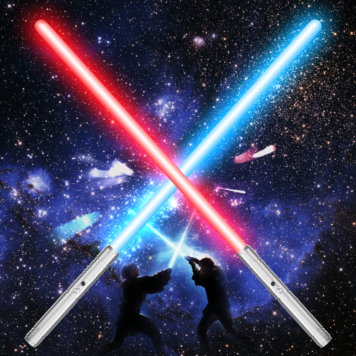 Lightsabers Toys for Adult Kids with 14 Colors RGB Lights and Sound