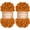 Chocolatier, variant on Minzimin 2 Pack (7.6 yds,3.5 oz Each Skein) Bulky Loop Yarn for Finger Knitting Soft,Off The Hook Loop Yarn,No-Needle Craft Chenille Yarn for Crocheting,Grey Tie Dye Hand-Knitting Yarn,