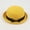 Yellow, variant on EliteGoogv Womens Vintage Bow Sun Hat Flat Top Retro Style Wide Brim For Women Summer Beach Travel Outdoor Sun Cap Dress Hat Fedora Headwear