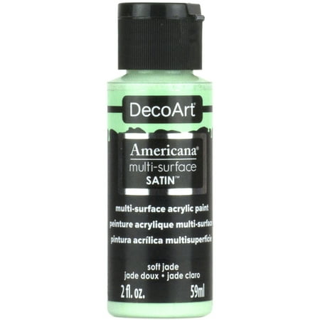 UPC: 0766218074638 | DecoArt Americana Multi-Surface Acrylic Color 2 oz. Soft Jade