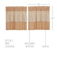 thumbnail image 2 of VHC Brands Camilia Ruffled Tier Set of 2 L24xW37, 2 of 7