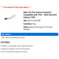 thumbnail image 2 of Mass Air Flow Sensor Connector - Compatible with 1996 - 2002 Chevy Express 1500 1997 1998 1999 2000 2001, 2 of 2