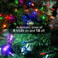 thumbnail image 3 of ASENEK Christmas Light, 33FT 100 LED Battery Operated String Lights with Auto Timer & 8 Modes, Multi-color, 3 of 7