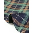 thumbnail image 6 of INSPIRE CHIC Women's Plaid Skirts Belted High Waist A-Line Mid-Length Skirts L Blue Green, 6 of 9