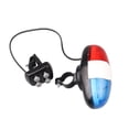 thumbnail image 4 of Bicycle Police Sound Lights Trumpet Cycling Horn Bell Warning Safety Bicycle LED Light Waterproof Bike Lights,,F32317, 4 of 5
