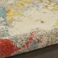 thumbnail image 7 of HomeRoots 550738 7 x 10 ft. Abstract Power Loom Rectangle Area Rug, Ivory, 7 of 7