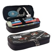 Balery Japanese Sushi Hashi Waterproof Pencil Case,Pencil Pouch,School Pencil Bag,Portable Leather Pencil Case ,Travel Makeup Bag ,Large Capacity Toiletry Bag