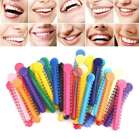 10pcs Dental Orthodontic Ligature Ties Elastic Rubber Bands Tools Elasticity For Teeth