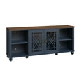 thumbnail image 2 of LIVILAND 70" Vintage TV Stand with Carved Doors for TVs Up to 80" - Navy, 2 of 7