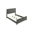 thumbnail image 4 of Denver Modern Style Full Size Bed Made With Wood in Gray Colour, 4 of 7
