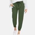 thumbnail image 2 of Zylarhe Women's Pants Women's Lightweight Hiking Cargo Pants Outdoor Casual Travel Joggers Elastic Waist Comfortable Breathable Stretchable Durable, 2 of 5