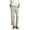 73#Light Green, variant on Linen Dressy Pants Women Straight Leg Casual Work Pants with Pockets Lightweight Cooling Linen Trousers Black L