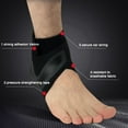 thumbnail image 2 of 1 Paire de Cheville Soutien de la Cheville pour les Femmes Hommes Cheville Envelopper pour Entorse de la Cheville Fasciite Plantaire Achille Tendinite Cheville Blessure Récupération de Sport Sangle Réglable pour les Chevilles, 2 of 6