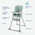 thumbnail image 7 of Graco Made2Grow 5-in-1 Infant Toddler High Chair, Terrazo, 17.55 lbs, 7 of 7
