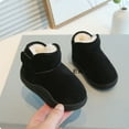 thumbnail image 6 of dazeni Girls Boys Winter Warm Shoes Cozy Fleece Snow Boots Little Boys Girls First Walking Shoes Ankle Booties with Velcro, 6 of 6