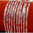 thumbnail image 5 of EOEMY 1Pcs Mens Lots 925 Silver 2.5mm Italian Figaro Link Chain Necklace 16-30 Inches-20, 5 of 5