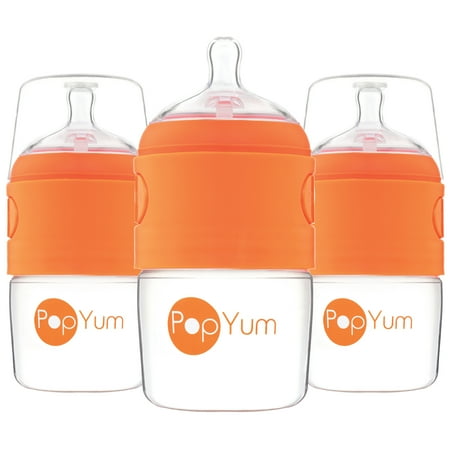 UPC: 0856553007047 | PopYum 5 oz Anti-Colic Formula Making/Mixing/Dispenser Baby Bottles 3-Pack