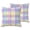 16x16, variant on Pastel Plaid Gingham Throw Pillow Covers 16x16 Set of 2, Colorful Easter Checkered Decorative Cushion Cases for Couch Sofa, Double-Sided Faux Linen Spring Decor