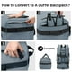 thumbnail image 2 of Mochila Duffle MIER 60 L resistente al agua para gimnasio, deportes y viajes, 2 of 7