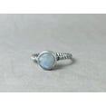 thumbnail image 2 of Heaven Crafts Round Moonstone Ring 925 Sterling Silver June Birthstone Gift For Her, 2 of 6