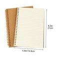 thumbnail image 3 of JGJJUGN A5 Lined Notebook Double-Coil Notepad Portable Memo Pad with Frosted Cover for Note-Taking and Brainstorming, 3 of 9