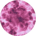 thumbnail image 1 of Ahgly Company Machine Washable Indoor Round Transitional Violet Purple Area Rugs, 7' Round, 1 of 7