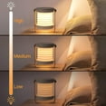 thumbnail image 3 of Lanterne D'clairage Rtractable (blanche), Lampe Tactile Intensit Variable, Lampe De Chevet Avec Veilleuse De Scurit, Table De Nuit Portable, 3 of 5