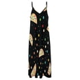 thumbnail image 3 of Fun Pizza Sleeveless Dress for Women Clothing Female Women's Summer Skirt, 3 of 6