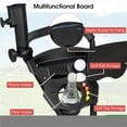 thumbnail image 6 of 2 Step Folding Golf Push Cart Lightweight Aluminum Frame with 10 Inch EVA Wheels Easy Fold Golf Trolley Walking Golf Cart with Umbrella Holder Accessories for Men Women Golfers Practice Range, 6 of 11