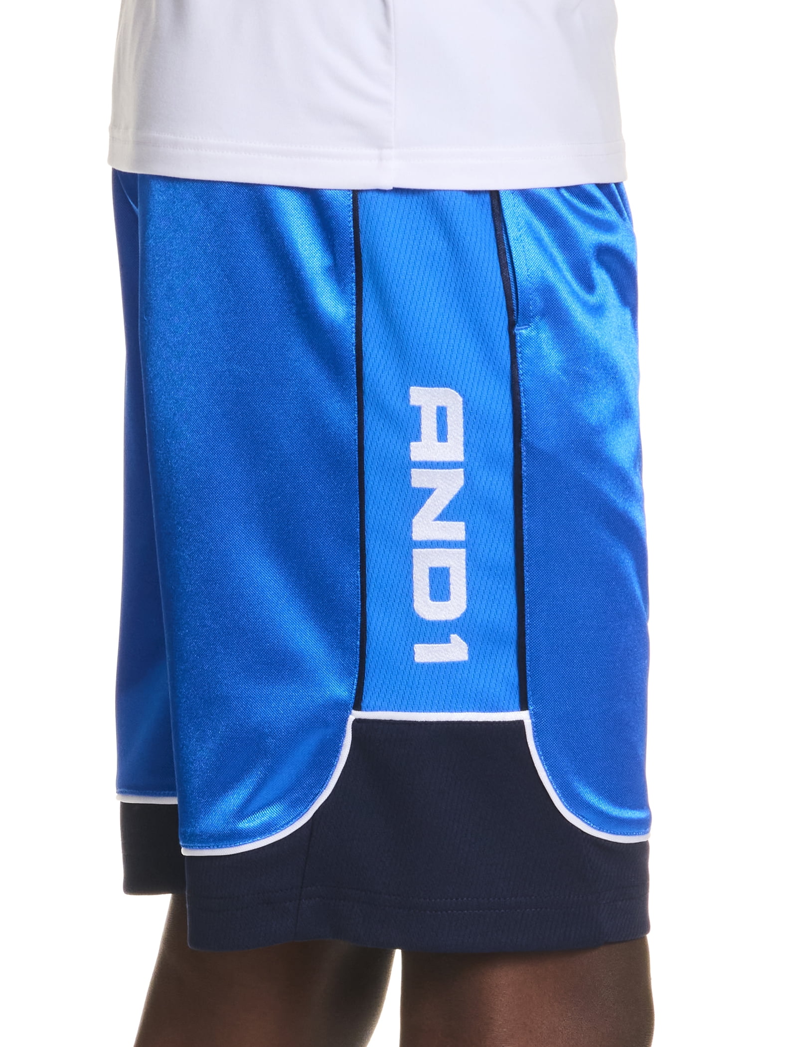 AND1 Boy's All Court Basketball Athletic Shorts, Sizes 4-18