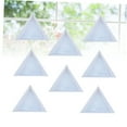 thumbnail image 4 of HAMPPLIES 24Pcs Triangular Jewelry Picking Plates White Plastic Tray for Rhinestone Sorting Bead Organizing, 4 of 8