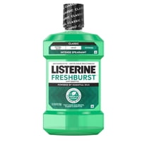 Listerine Freshburst Intense Antiseptic Mouthwash Oral Care, Intense Spearmint, 1.5 L