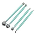 thumbnail image 2 of Stainless Steel Polymer Modeling Clay Sculpting Tools Dotting Pen for Cake Fondant Decoration, 2 of 2