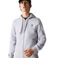 thumbnail image 2 of Mens Lacoste Silver Chine/Elephant Grey Sport Lightweight Hoodie - 3/S, 2 of 7