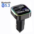 thumbnail image 1 of PD 30W Émetteur FM Sans Fil Bluetooth 5.3 Kit Mains Libres Double USB Super Charge Rapide Adaptateur Modulateur Radio Lecteur MP3, 1 of 1